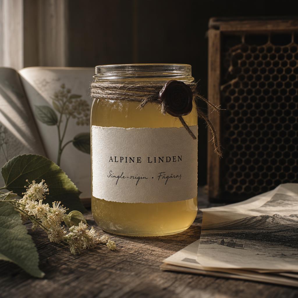 Alpine Linden honey jar