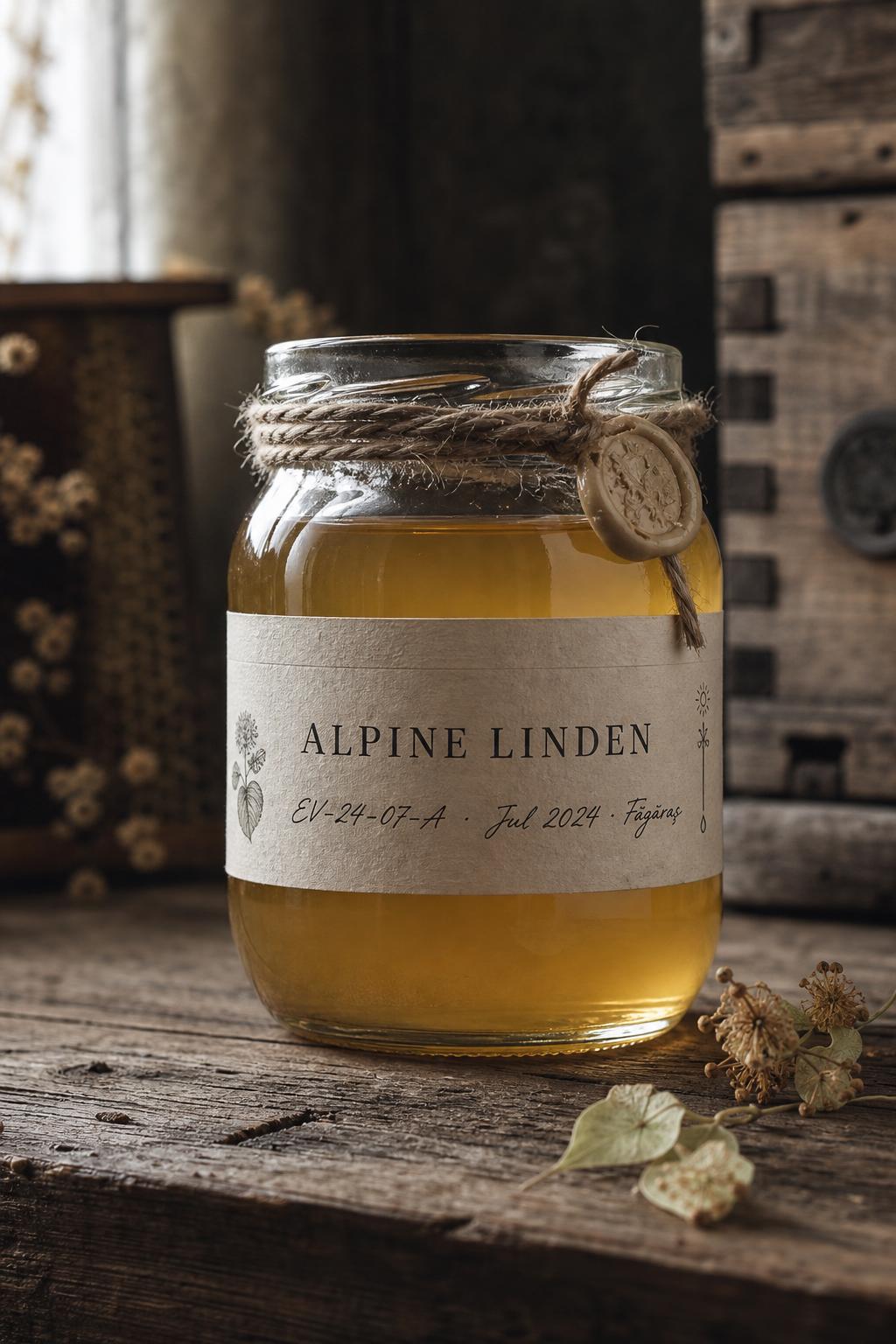 Alpine Linden honey jar — 250 g