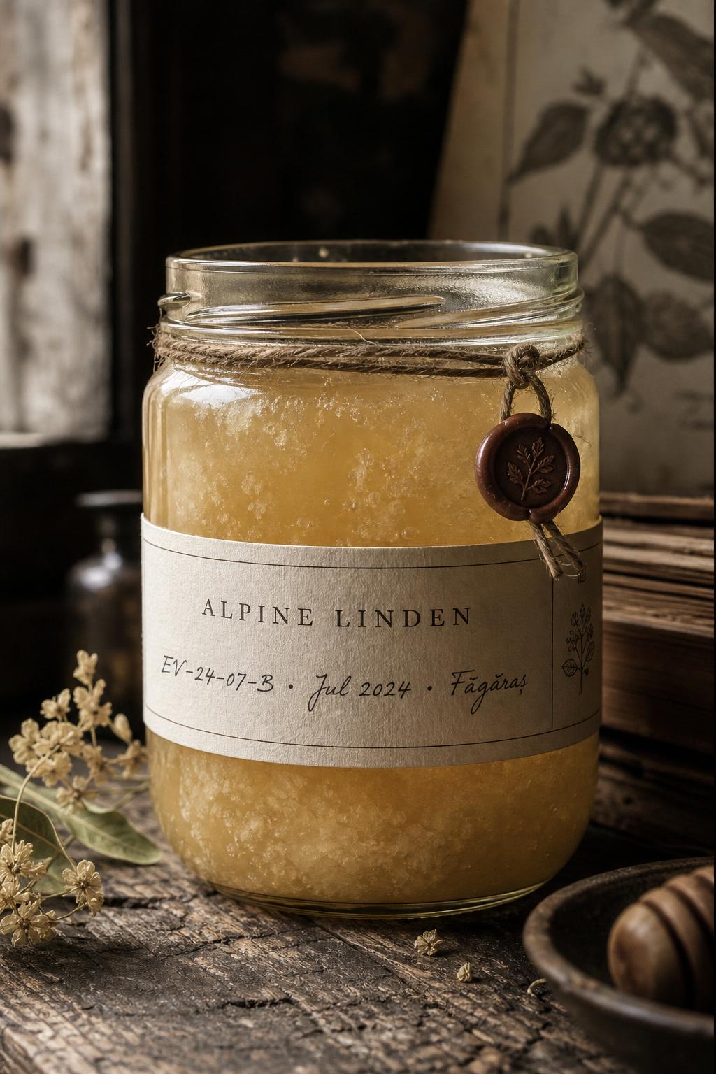 Alpine Linden honey jar — 250 g