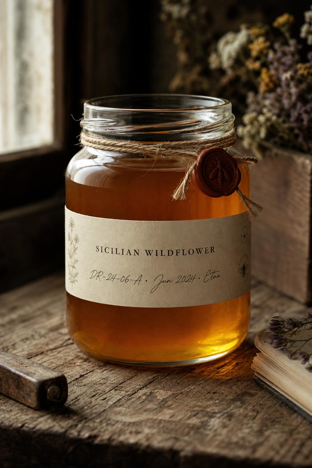 Sicilian Wildflower honey jar — 250 g